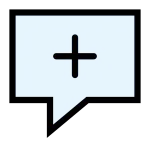 Message Plus SVG Icon